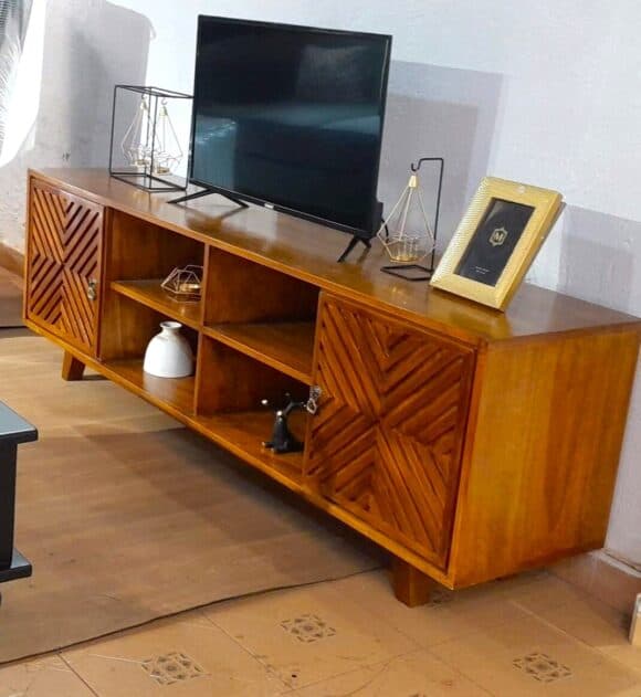 Mahogany tv stand